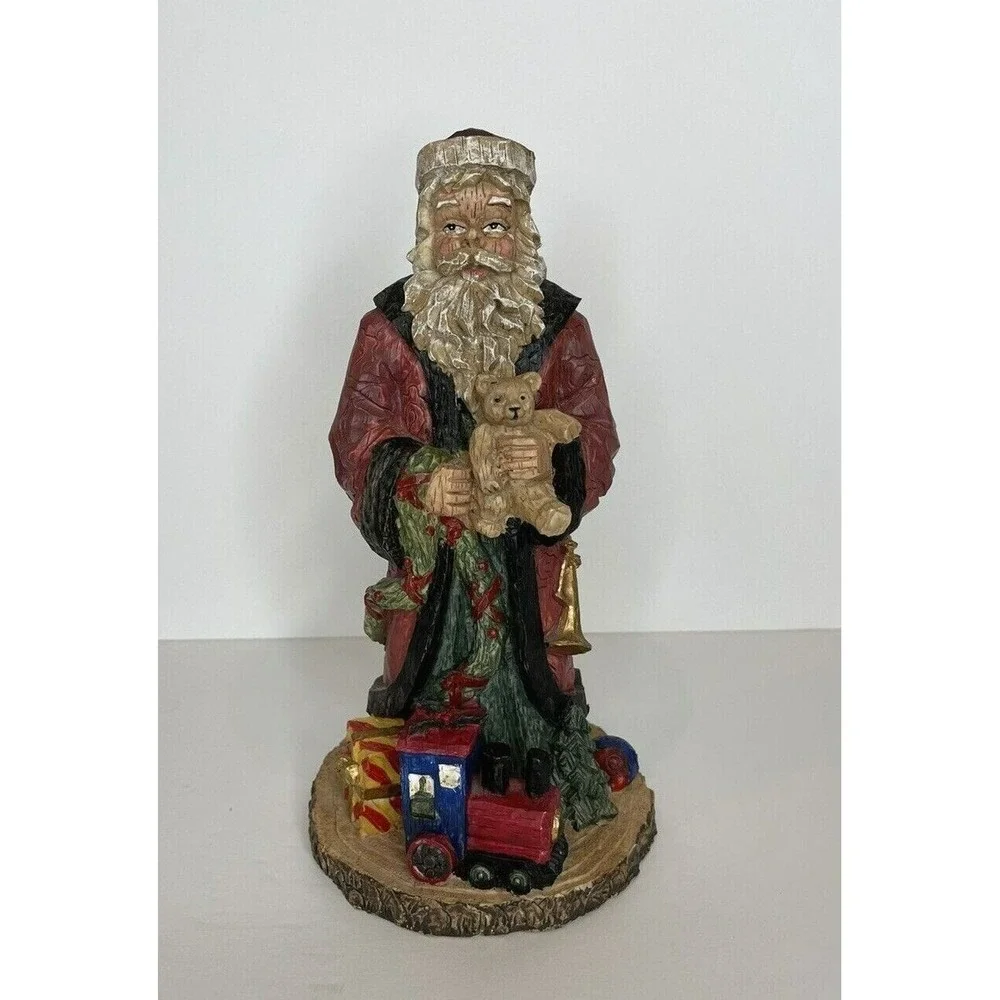 Collectible Santa Figurine Cedar Creek Collection Holiday Christmas Vintage